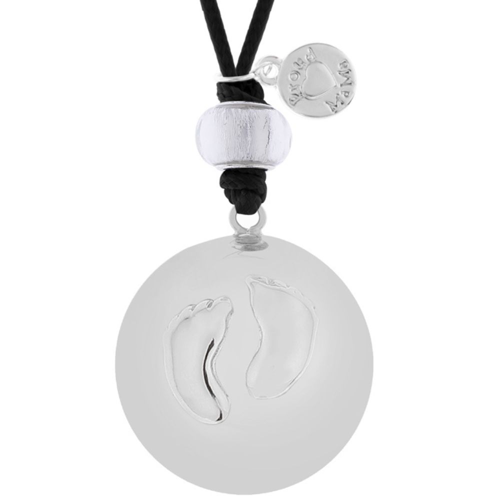 Gravidsmycke - Proud Mama | Basic Fötter Silver