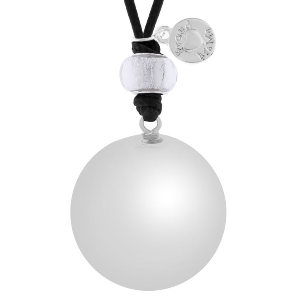 Gravidsmycke basic rund silver | Proud Mama