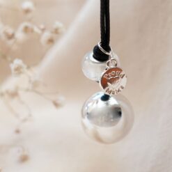 Gravidsmycke basic rund silver | Proud Mama