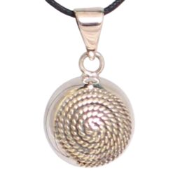 Gravidsmycke - Bola Silver med en Virvel